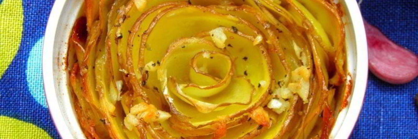 Запеченный картофель Лепестки