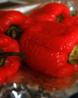 Запеченный сладкий перец