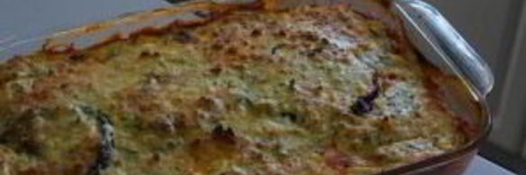 запеченные баклажаны с рикоттой