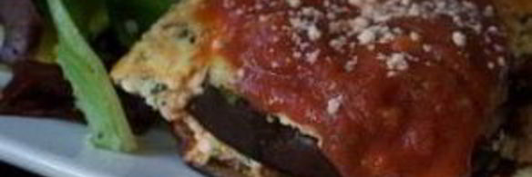 запеченные баклажаны с рикоттой