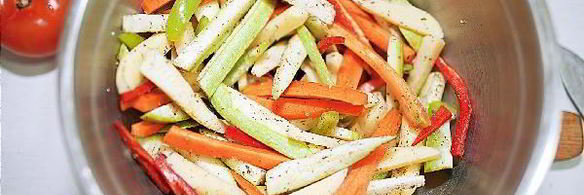 запеченные овощи