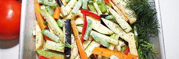 запеченные овощи