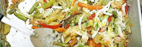 запеченные овощи