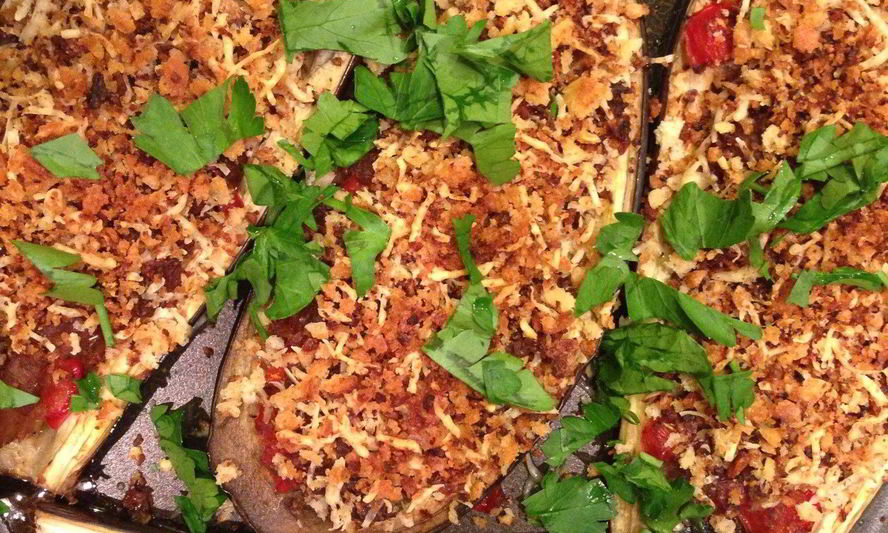 Рецепт запеченых баклажанов с хрустящей корочкой