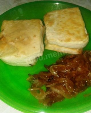 Жареный тофу с луком терияки