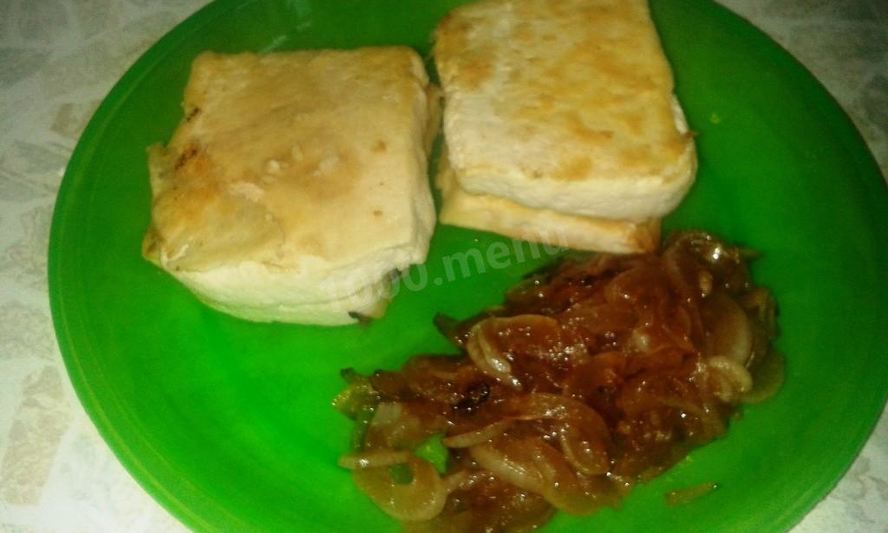 Рецепт жареного тофу с луком терияки