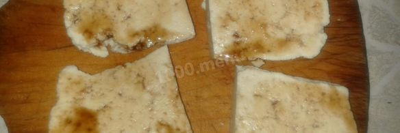 жареный тофу с луком терияки