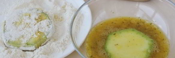 жареные кабачки с яйцом