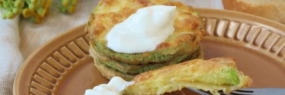 жареные кабачки с яйцом