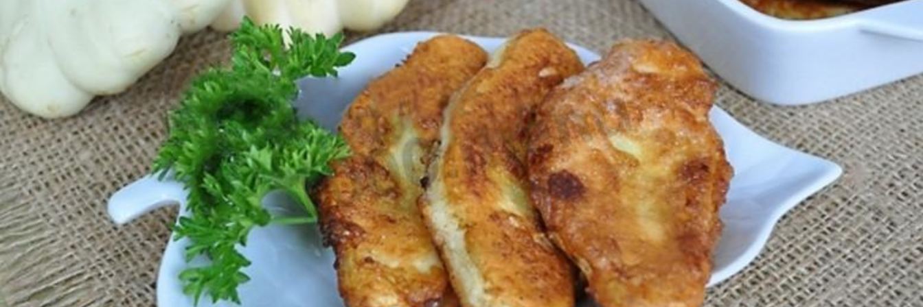 Жареные патиссоны с чесноком