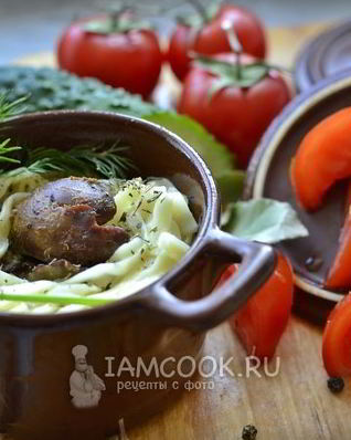 Barilla Tagliatelle Bolognesi с куриной печенью