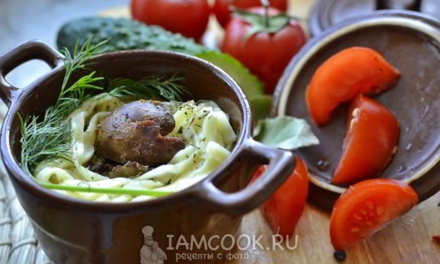 Рецепт barilla tagliatelle bolognesi с куриной печенью