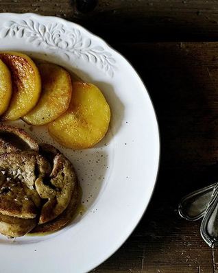 Фуагра жареная