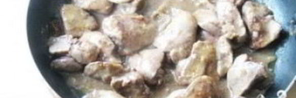 куриная печень по-французски