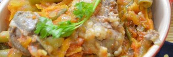 куриная печень с овощами в кисло-сладком соусе