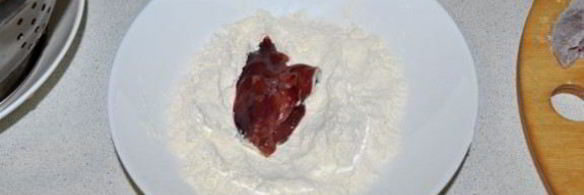 куриная печень с винно-медовым соусом