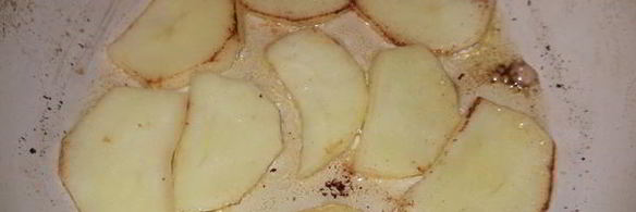 куриная печень с яблоком