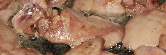 куриная печень, запеченная с овощами