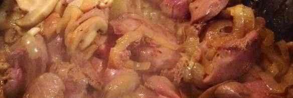 куриная печенка под сырной корочкой