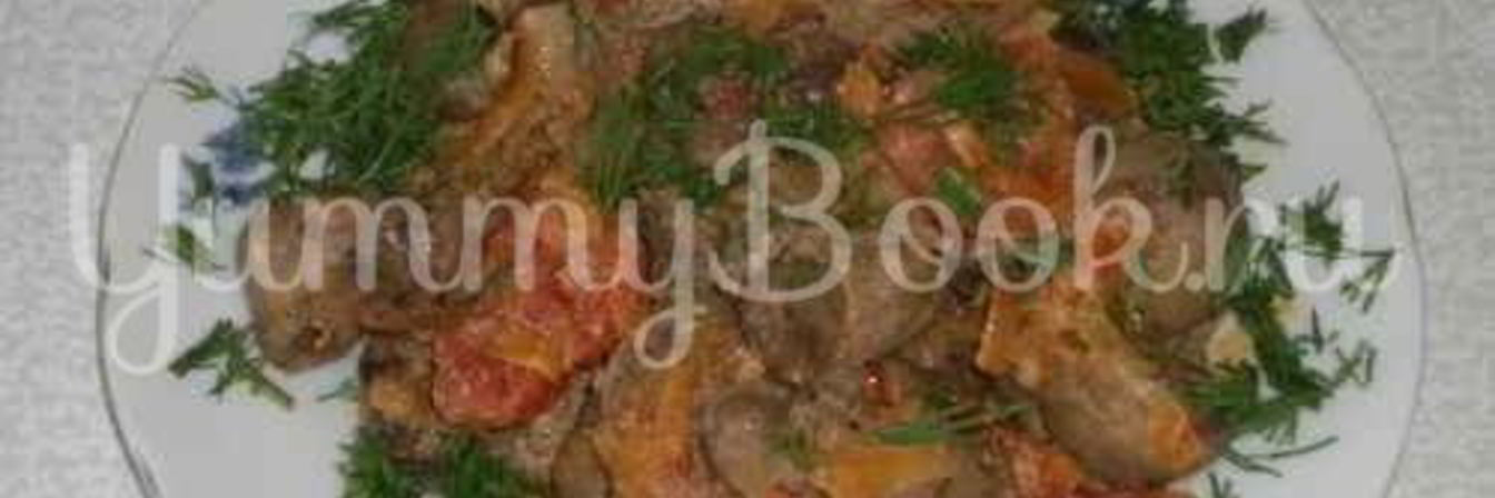 Печень куриная жареная