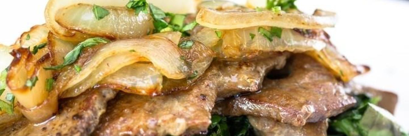 Печень по-венециански