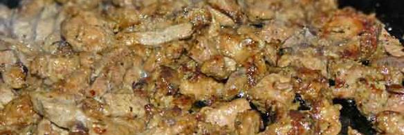 печень с апельсинами