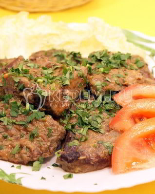 Печень с цитрусовыми