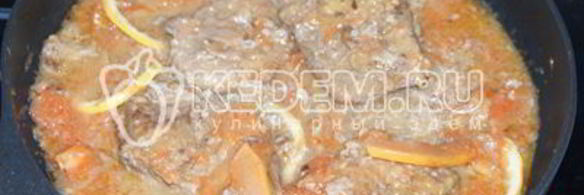 печень с цитрусовыми