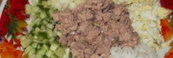 печень трески с рисом