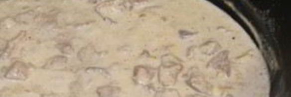 печень, тушенная в сливках