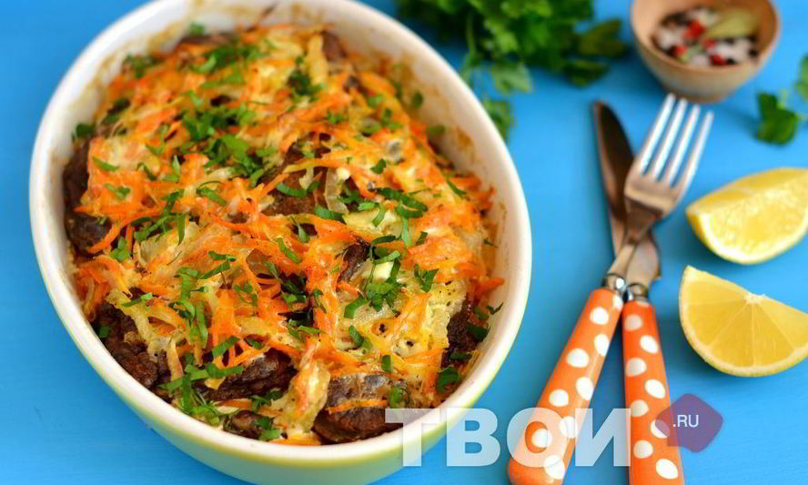 Рецепт печени в духовке