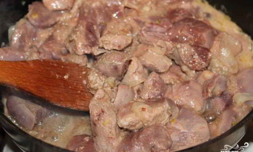 Рецепт печени в молоке