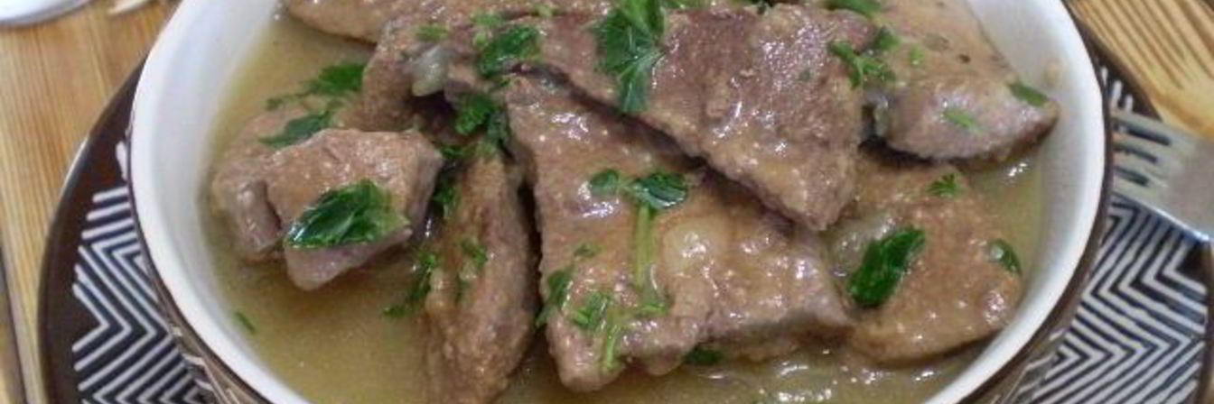 Печень в сметане