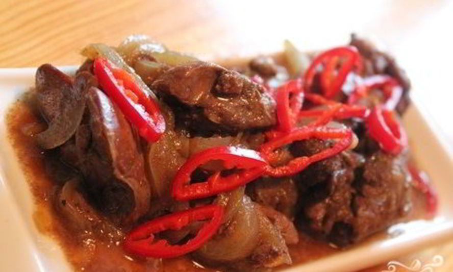 Рецепт печени в воке