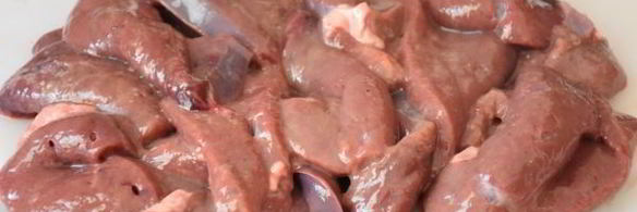 печень жареная с белыми грибами