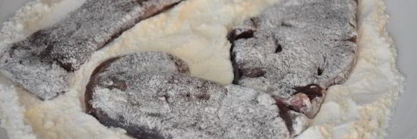 печень жареная с белыми грибами