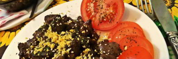 печенка медово-горчичная