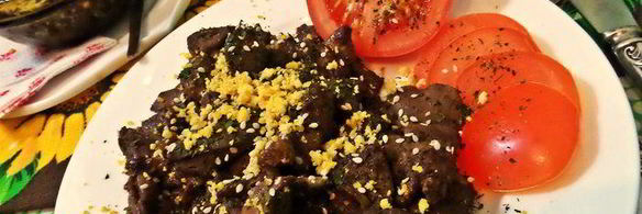 печенка медово-горчичная