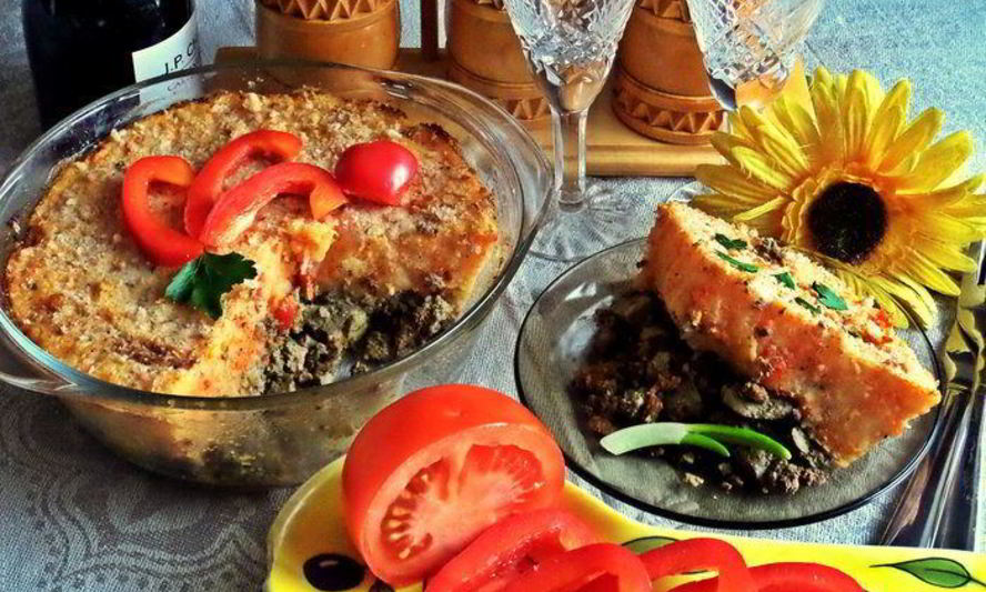 Рецепт печенки под овощной шубкой