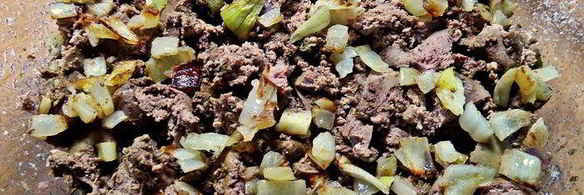 печенка под овощной шубкой