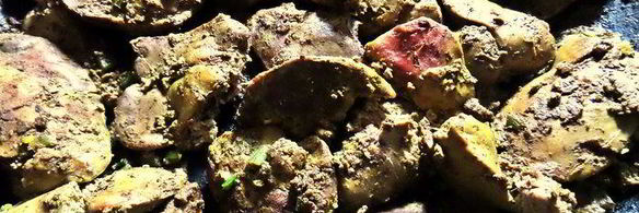 печенка под овощной шубкой