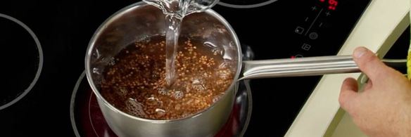 печенка с гречкой