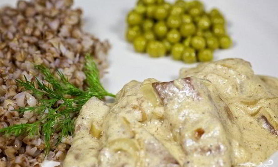 Рецепт печенки с подливкой