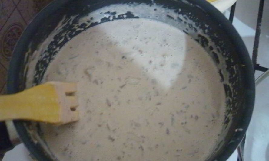 Рецепт печенки в сырном соусе