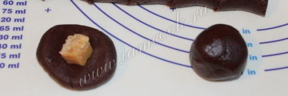 шоколаднoе печеньe с начинкой