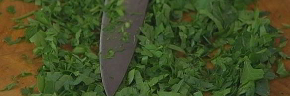 телячья печень со шпинатом