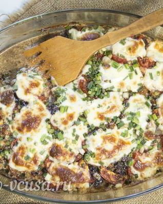 Запеченная свиная печень