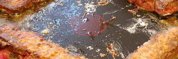 жареная печень с апельсинами