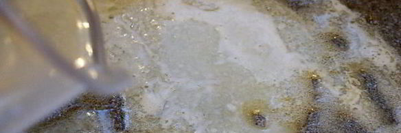 жареная печень с апельсинами