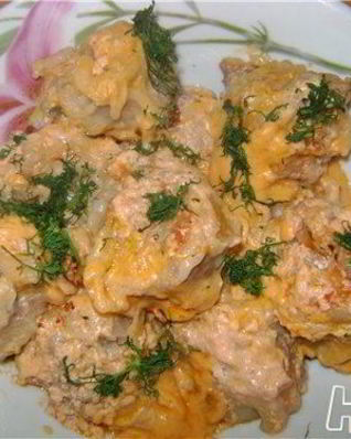 Ленивые пельмени из лаваша